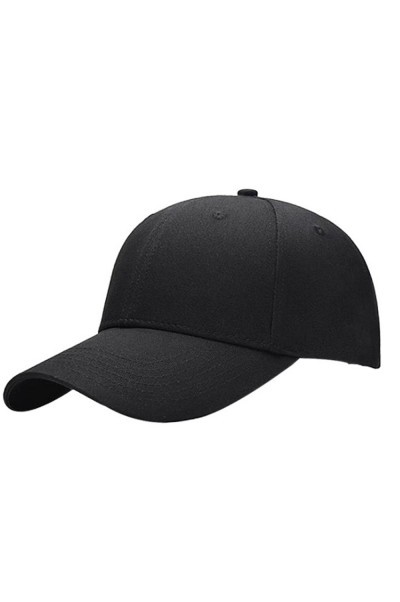 SKBC020 baseball cap short brim solid color cap cotton baseball cap baseball cap supplier side view
